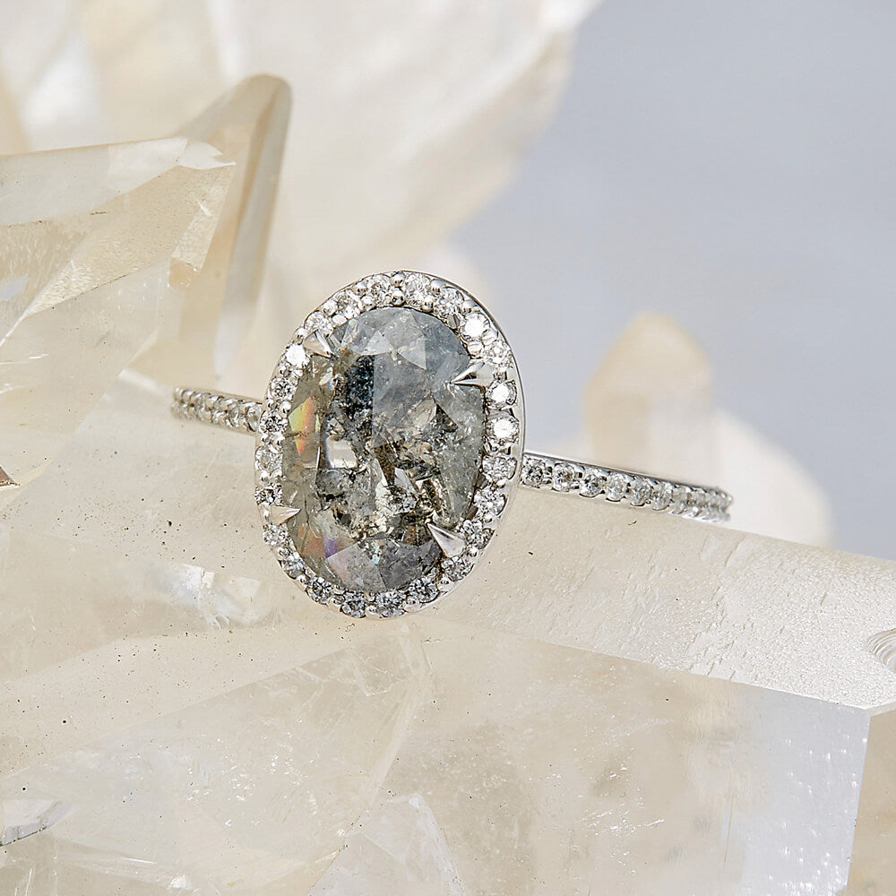 Salt + Pepper Diamonds