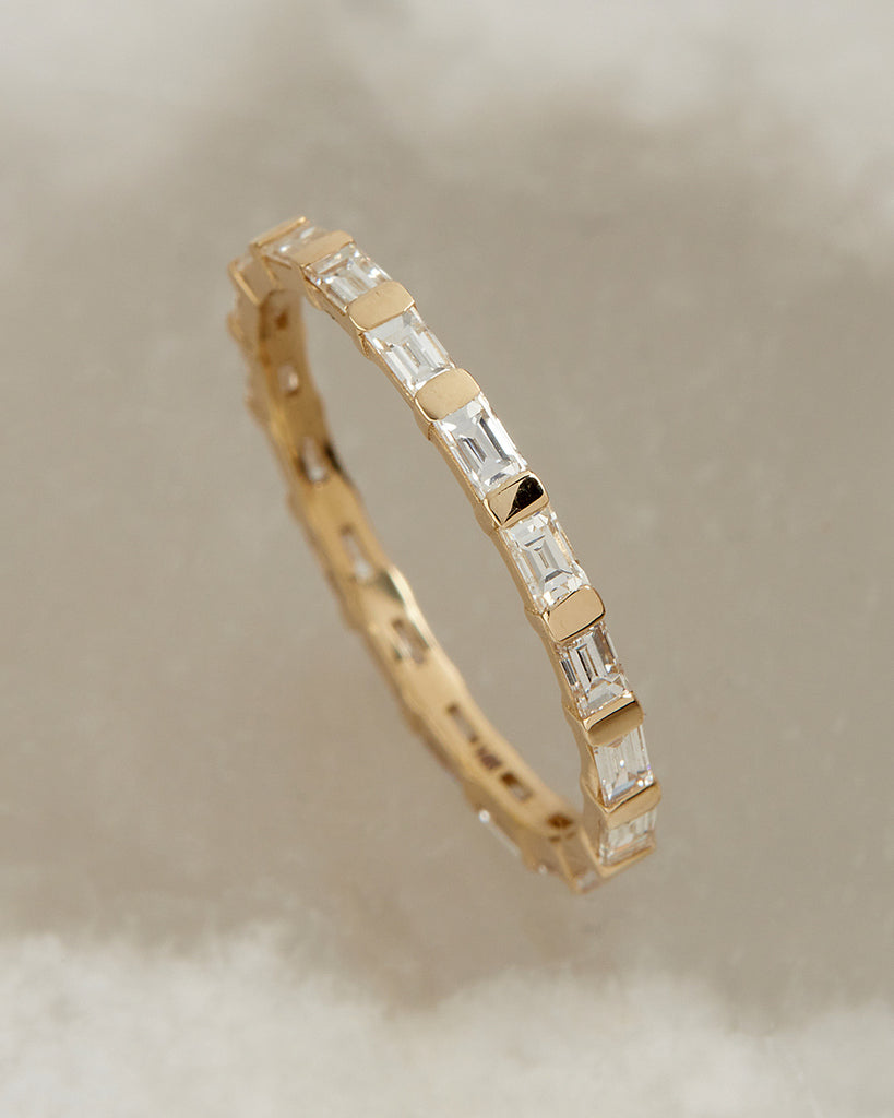 The Petite Baguette Eternity Band