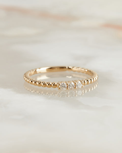 The Triple Diamond Beaded Band