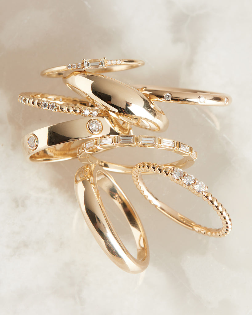 The Triple Diamond Beaded Band