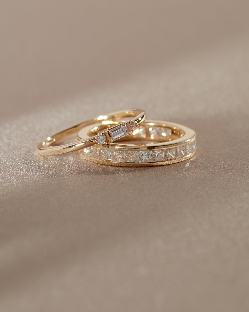 The Baguette Stud Ring
