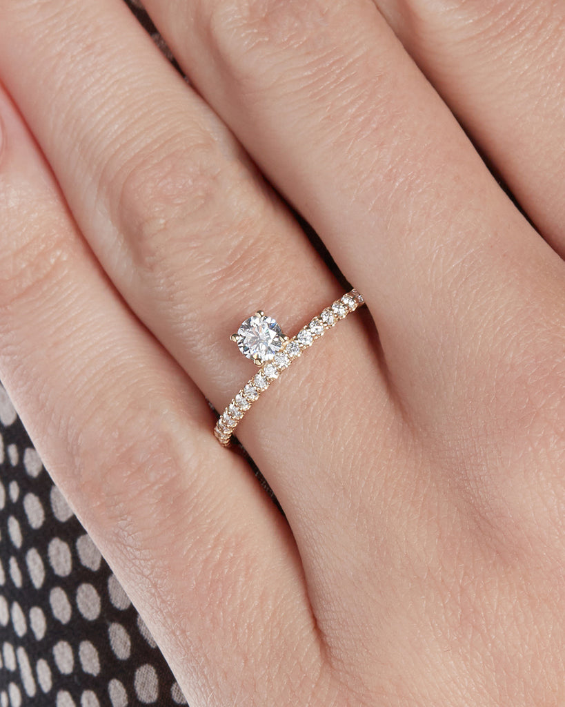 The Pavè Diamond Orb Ring