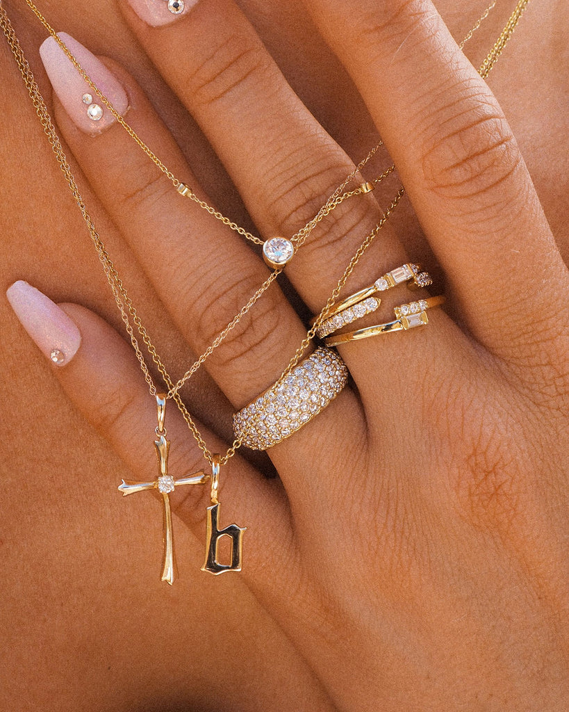 The Split Baguette Ring